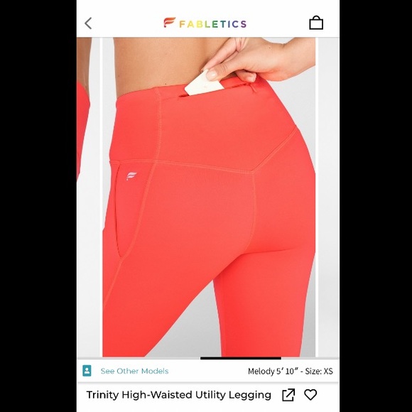 Fabletics XS Trinity High waisted utility legging - Picture 4 of 4